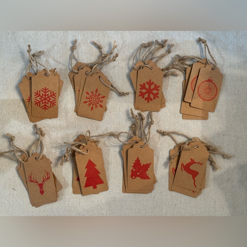 Christmas Gift Tags - Set of 40
